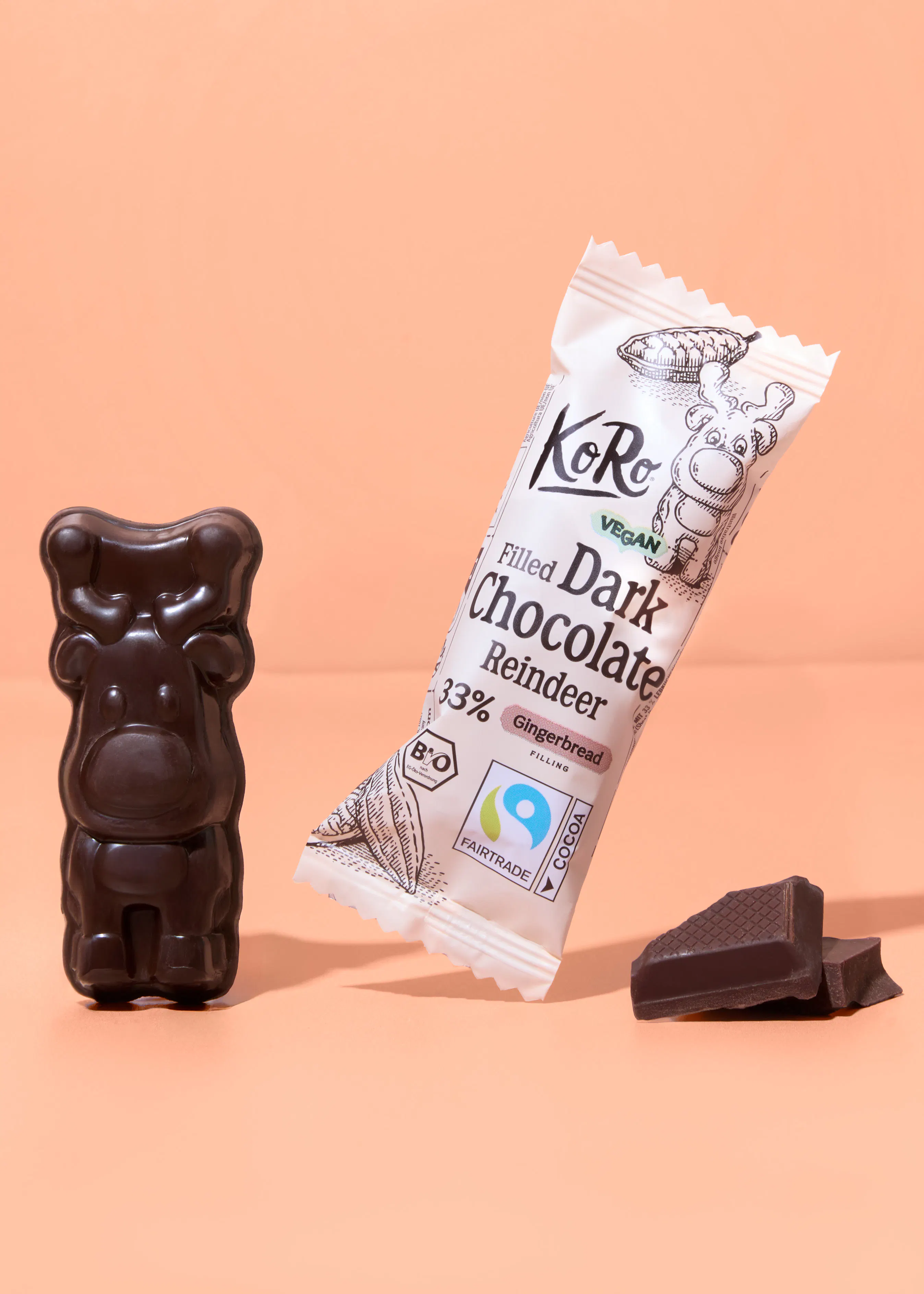 Dark chocolate with gingerbread filling | 23g