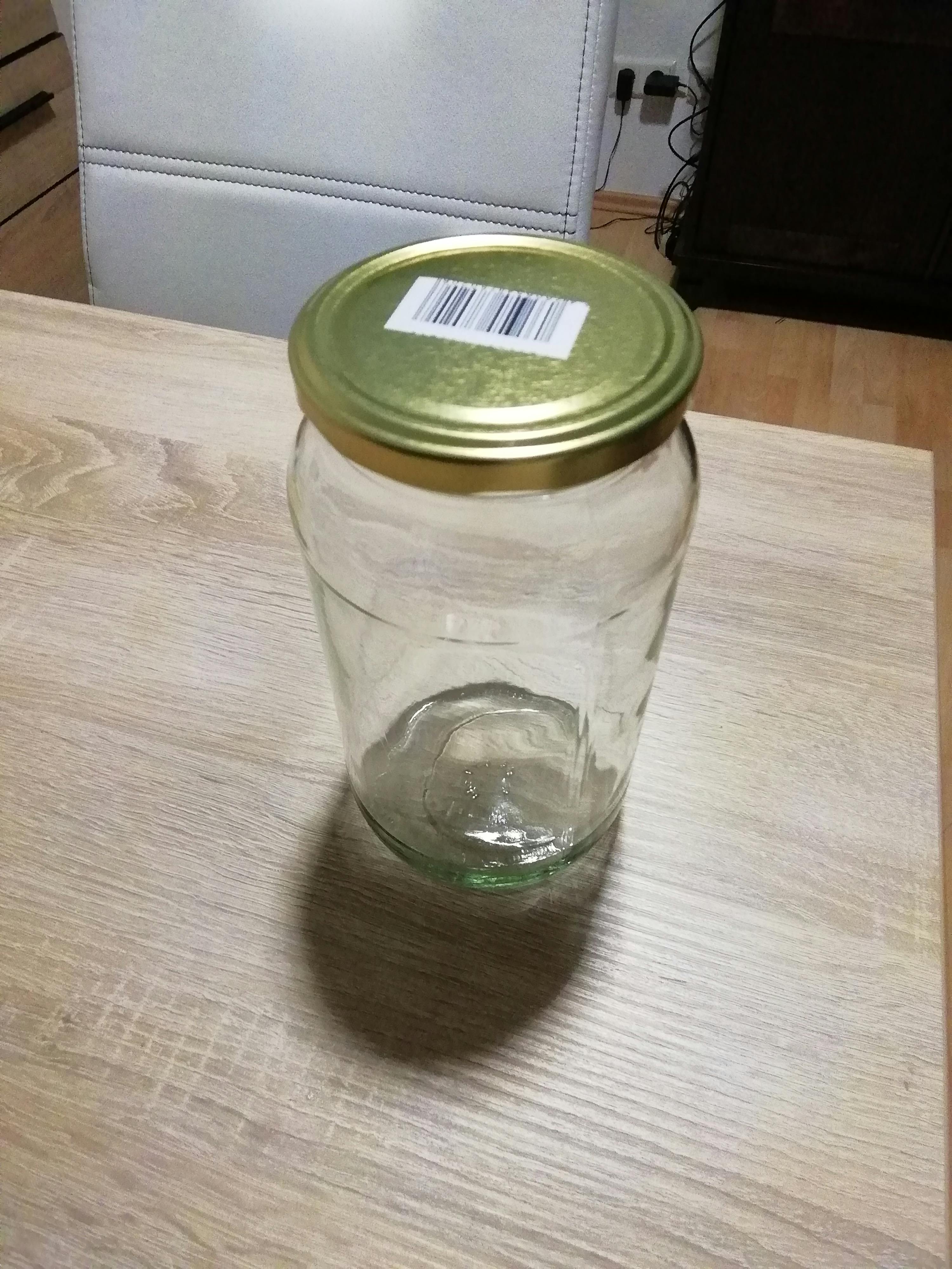 Bocal conservation en verre avec couvercle 1062 ml