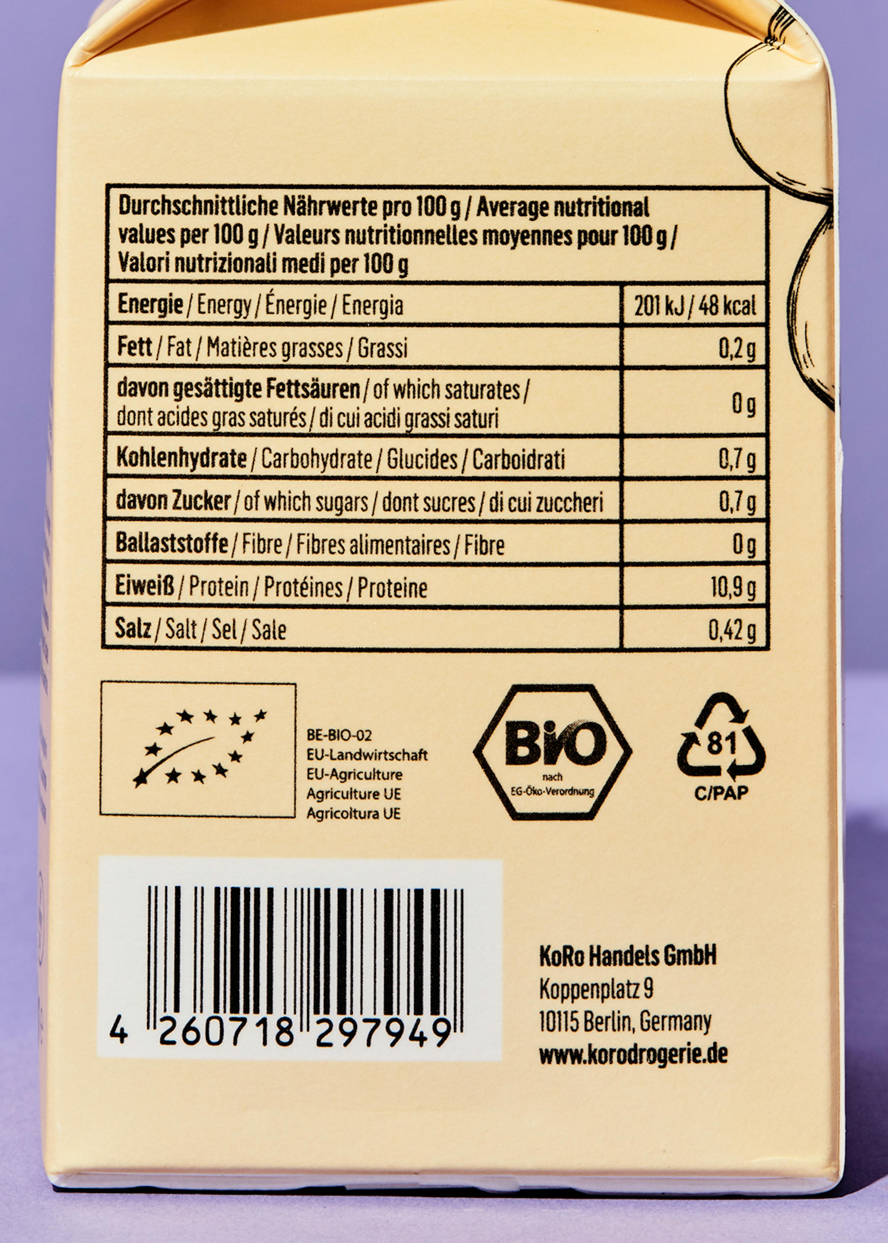 Blanc d'oeuf liquide bio - KoRo - 500 g