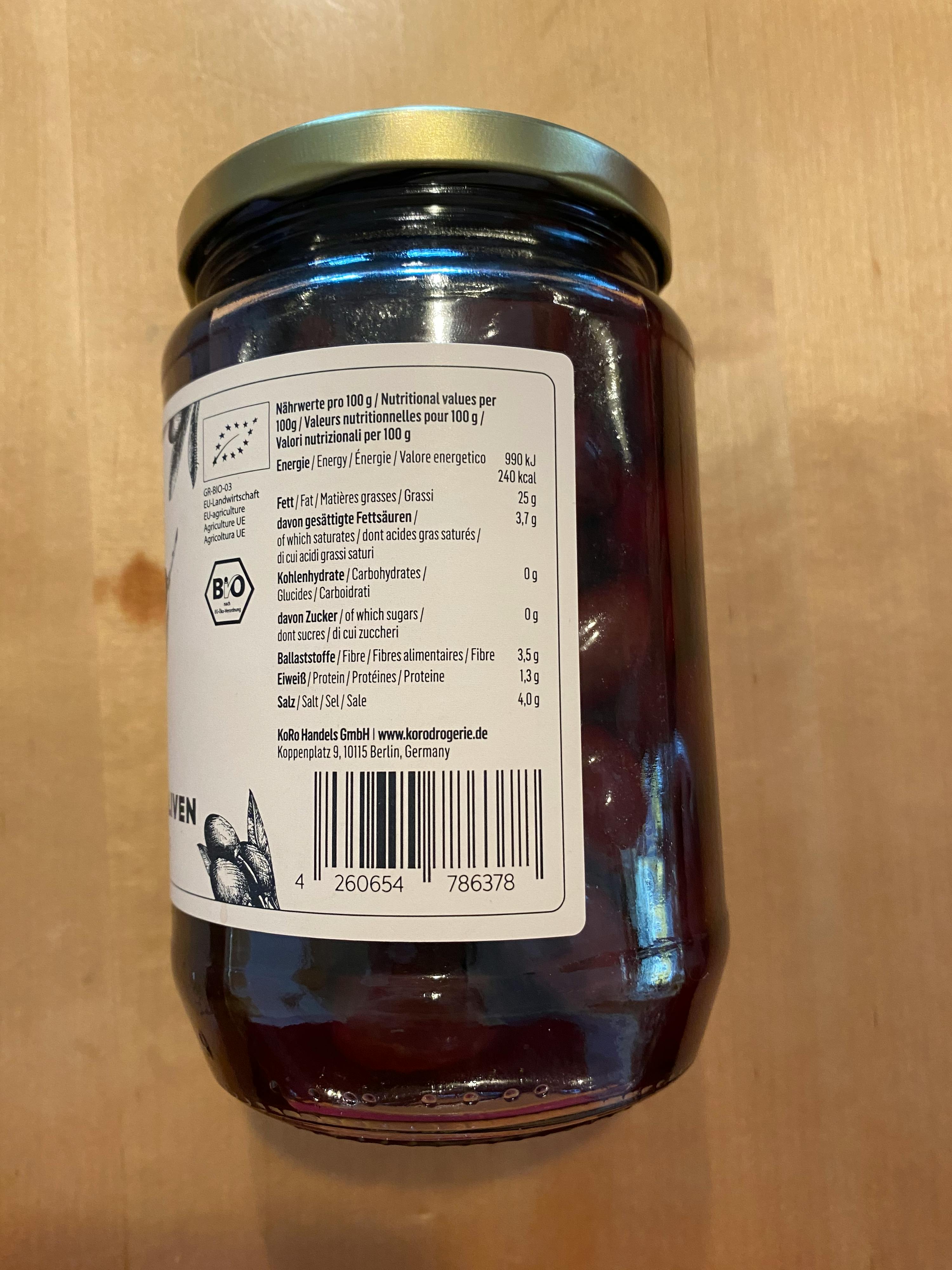 eine Nahaufnahme der Rückseite eines Glases mit einem Etikett