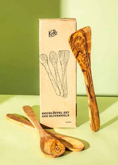 Bederven Verzwakken onenigheid Olijf houten kooklepel set 3 stuks kopen | KoRo Belgium