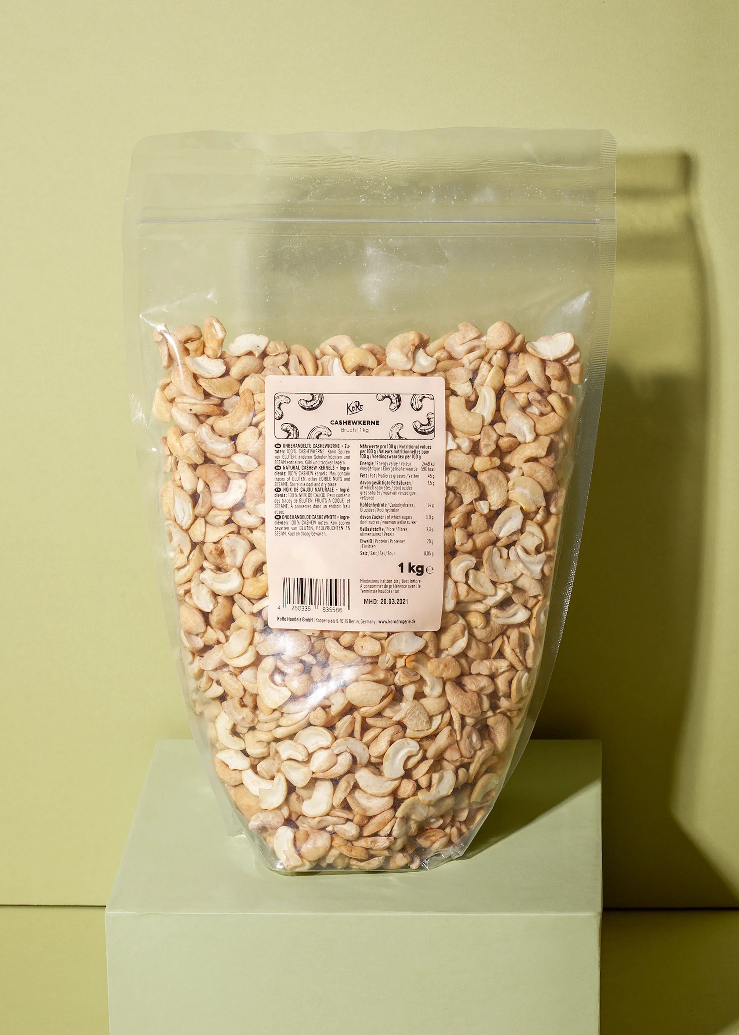 Cashew pieces 1kg